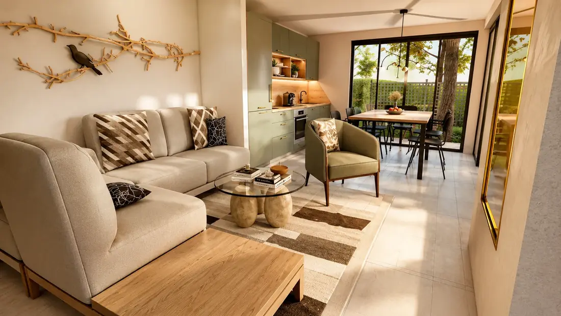 LEA vacation house interior visualization